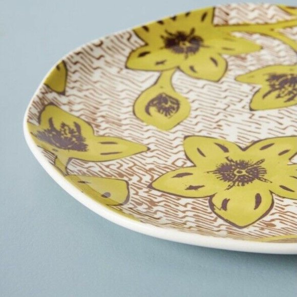 Set of 4 piece Anthropologie Macaria Dessert Plate - Picture 3 of 8